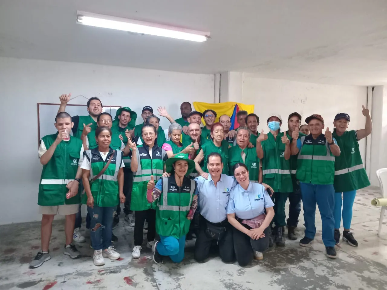 Equipo y recicladores de CORASEARES